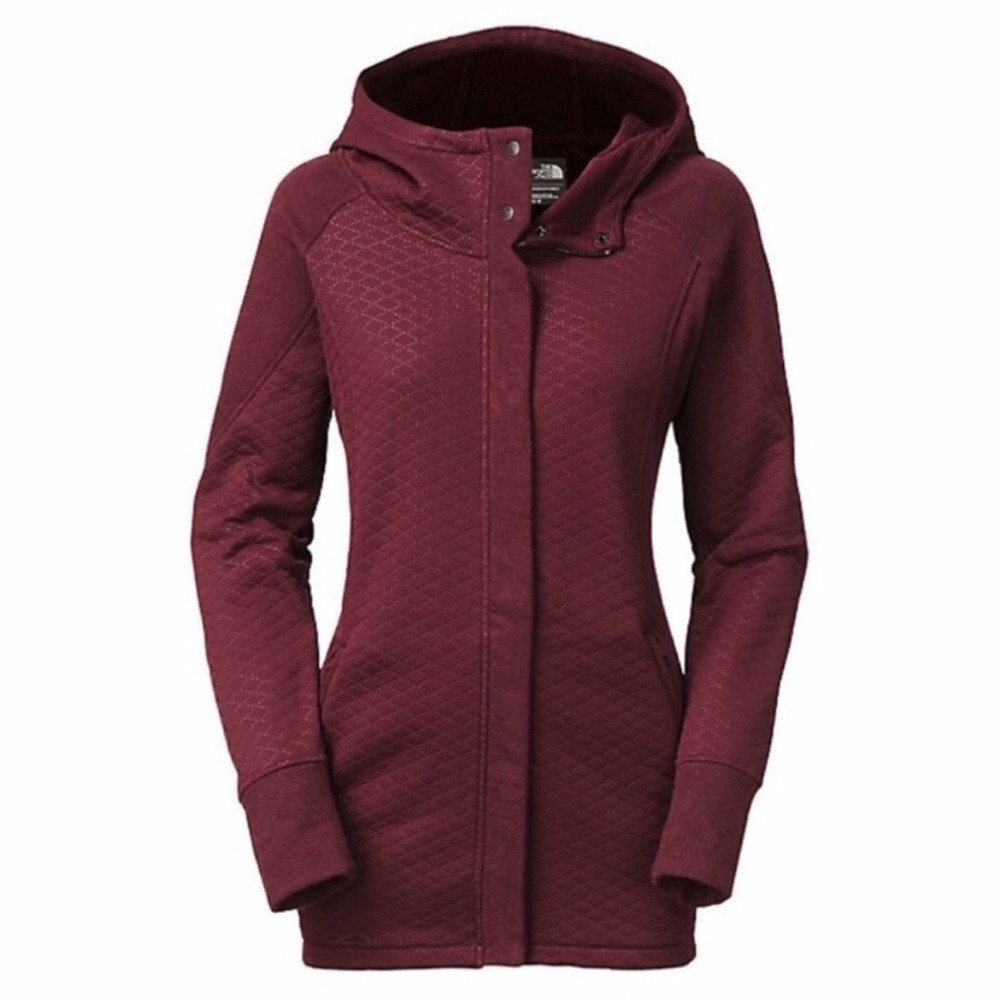 North Face Recover Up Jacket Garnet Red Burgundy Size Small